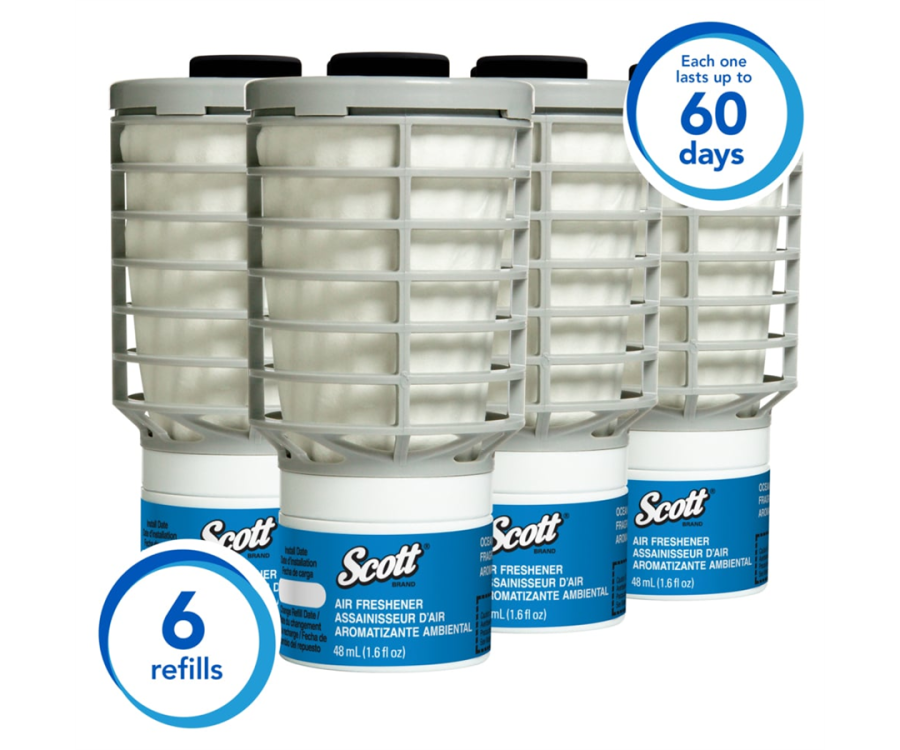 Scott® Ocean-Scented Essential Continuous Air Freshener (1.6 oz., 6/Case)